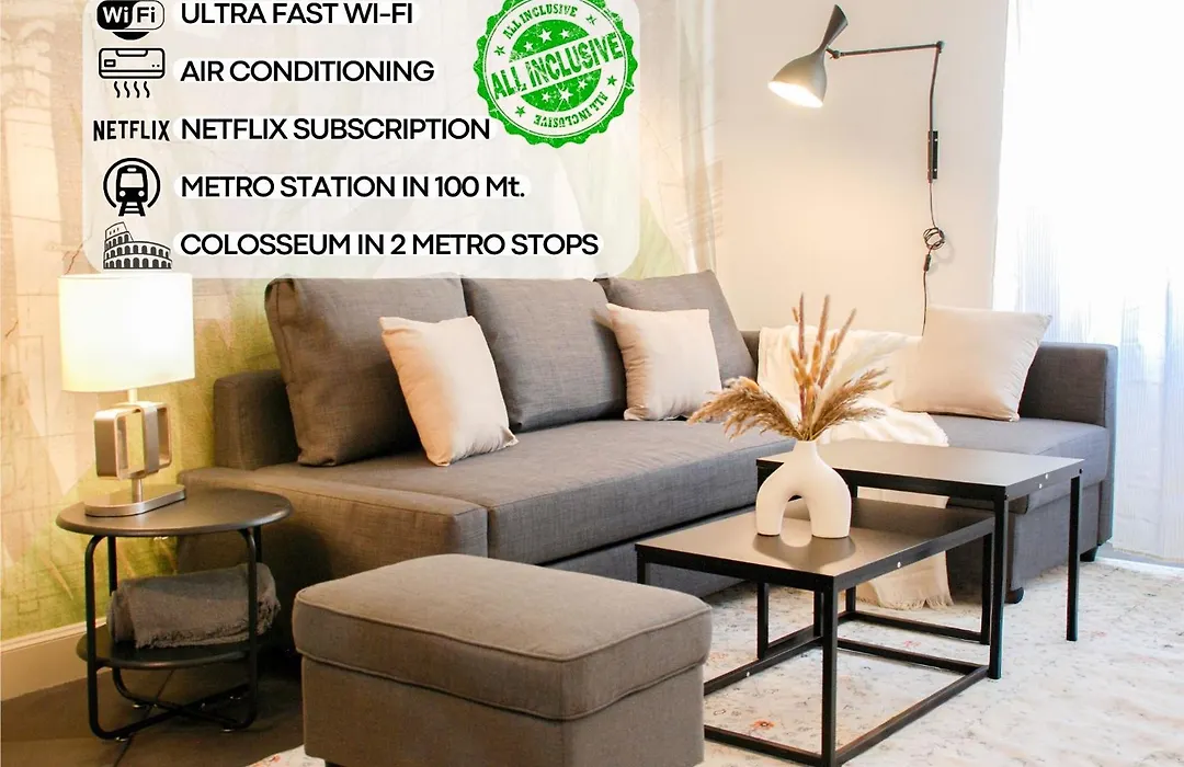 50Mt Metro Station - 20Min Walking From Colosseum - Romecentralhouse - Elegant And Fully Equipped-1
